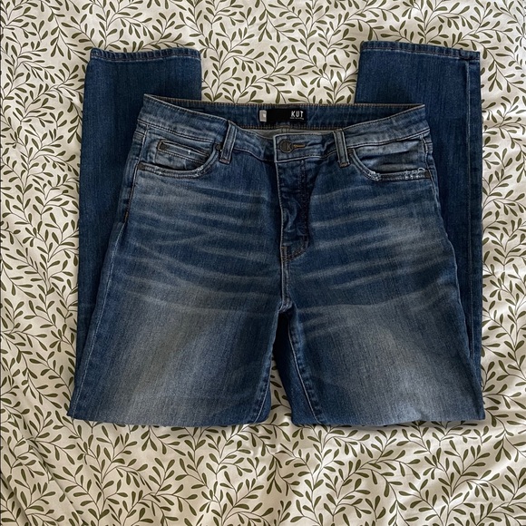 Kut from the Kloth Denim - Kut from the Kloth Catherine Fab Ab High Rise Boyfriend Jeans Stretch Denim